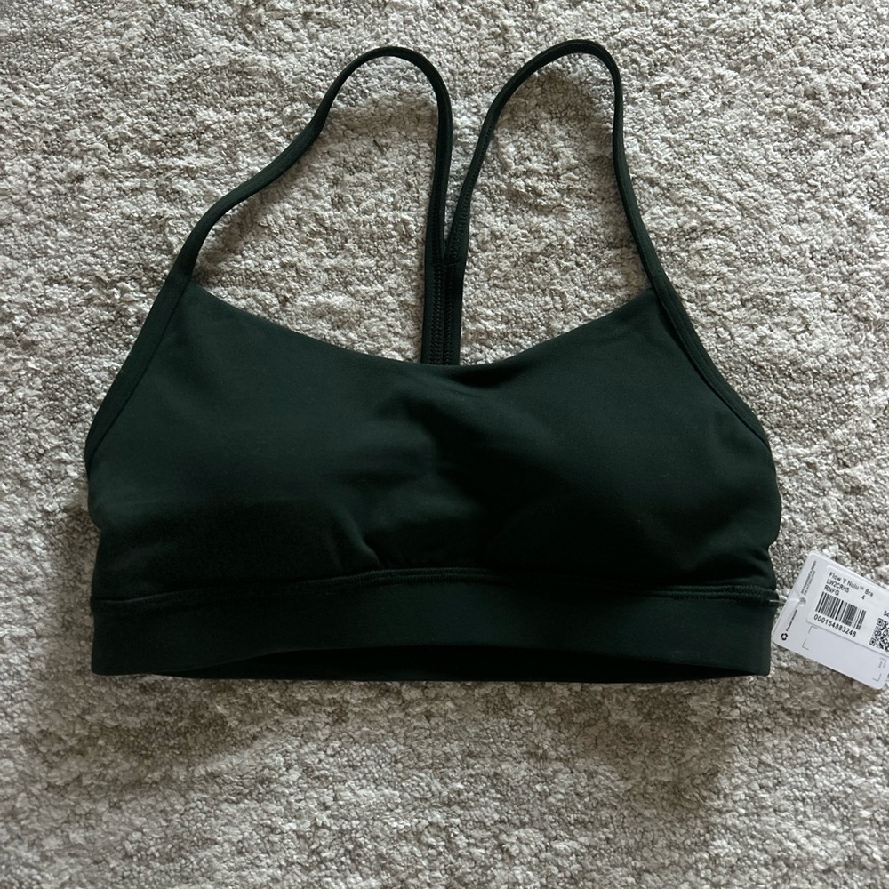 lululemon athletica Dark Green Sports Bra size 4 (a-c cups)